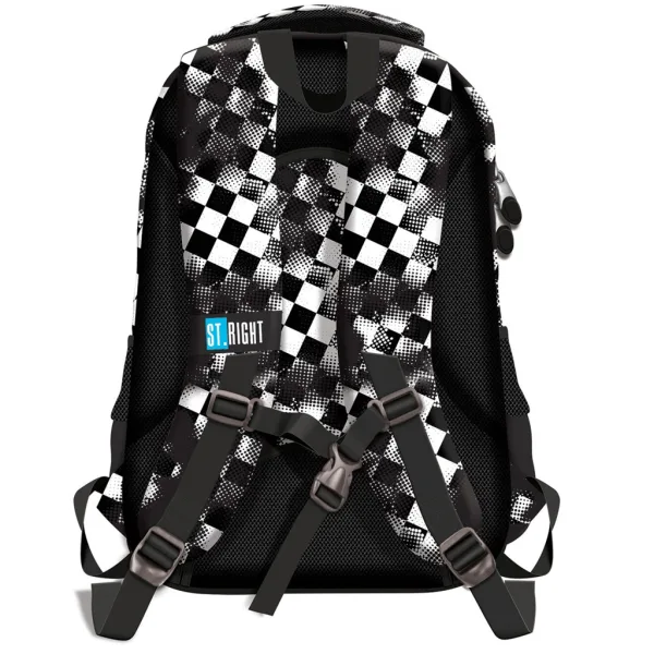 St.Right Race Check ergonomska školska torba, ruksak BP73 46x31x20cm slika 2