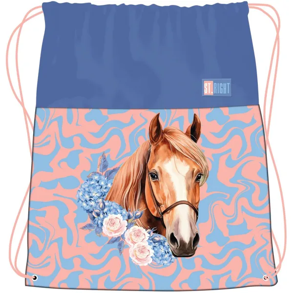 St.Right Romantic Horse torba za tjelesni, sportska vrećica 34x43 cm slika 1