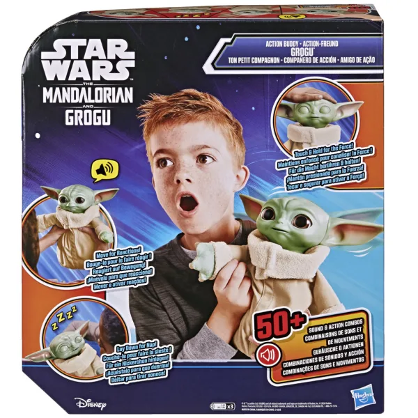 Star Wars: Action Buddy Grogu interaktivna plišana figura – Hasbro slika 3