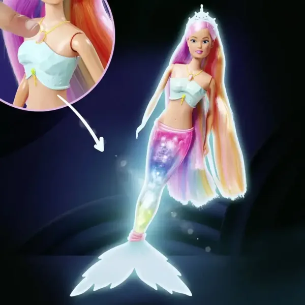 Steffi Love: Steffi čarobna sirena s duginim repom koji svijetli - Simba Toys slika 2