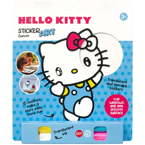 Sticker Art: Hello Kitty set za bojanje naljepnica, više vrsta, 1 kom - Comansi slika 2