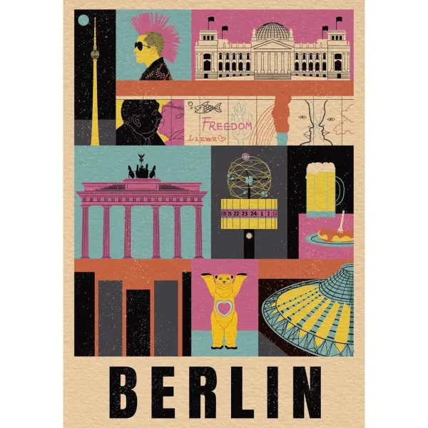Stil u gradu Berlin 1000-dijelna slagalica - Clementoni slika 2