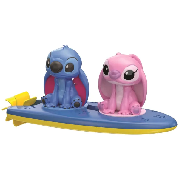 Stitch i Angel igračka za kupanje s daskom za surfanje - Clementoni baby slika 2