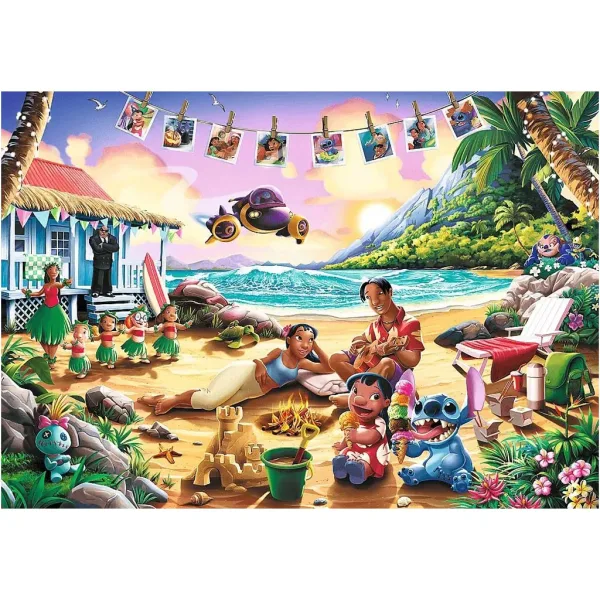 Stitch na plaži 1000-dijelna Premium Plus slagalica - Trefl slika 2
