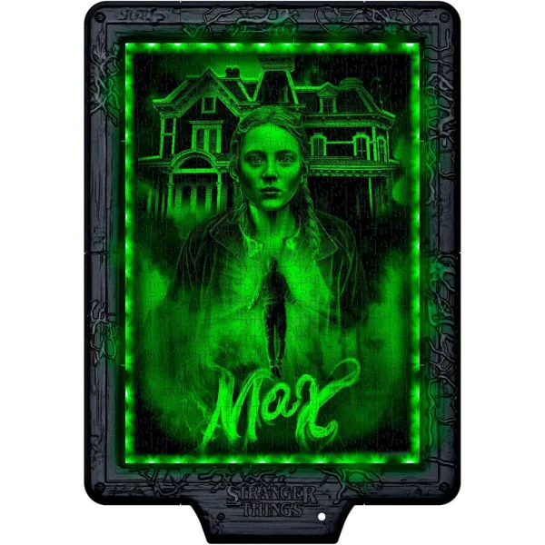 Stranger Things – Vecnino prokletstvo, puzzle od 520 dijelova s okvirom i RGB LED rasvjetom – Clementoni slika 5