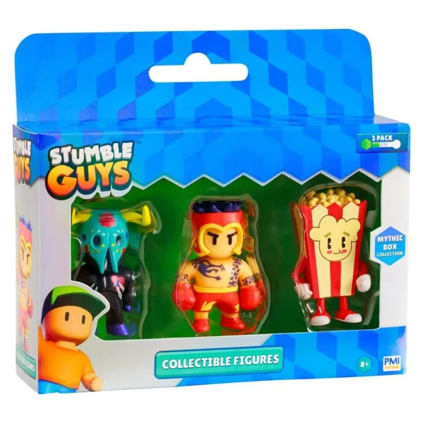 Stumble Guys pakiranje s 3 mini figurice, razne vrste, serija 3, 1 komad slika 2