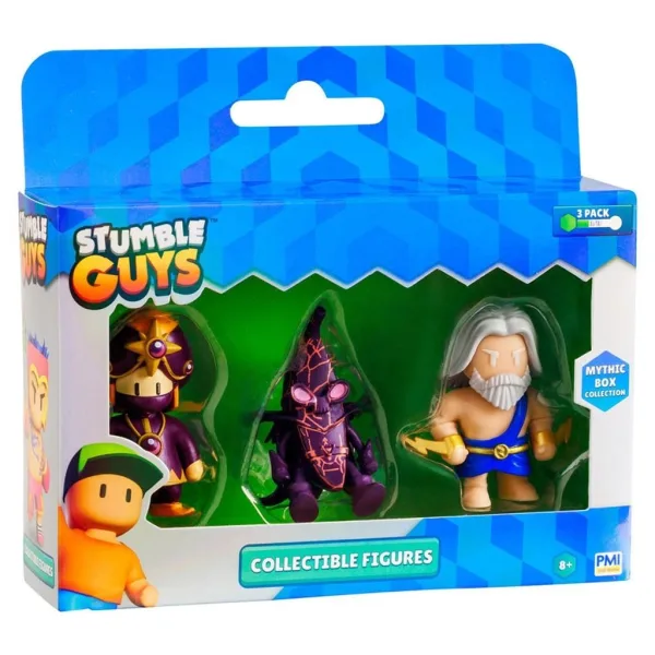Stumble Guys pakiranje s 3 mini figurice, razne vrste, serija 3, 1 komad slika 4