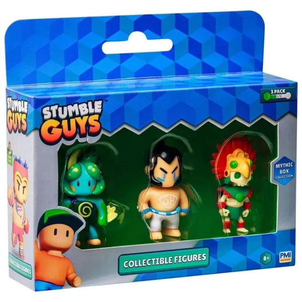 Stumble Guys pakiranje s 3 mini figurice, razne vrste, serija 3, 1 komad slika 5