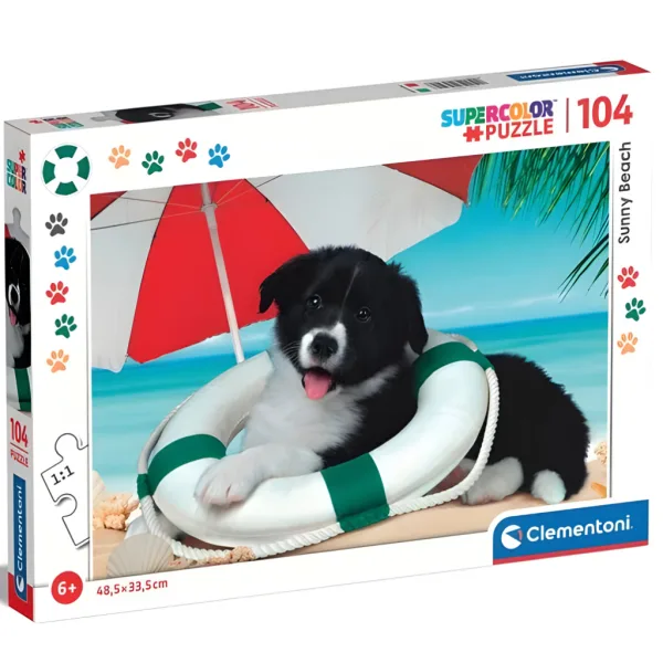 Sunny Beach 104 komada Supercolor puzzle - Clementoni slika 1