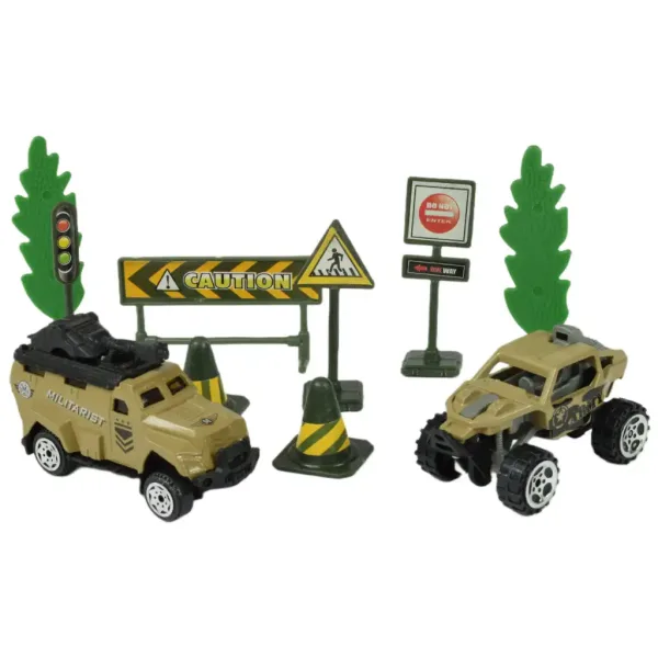 Super Army: Vojni set igračaka s vozilima i dodacima u različitim verzijama 1 komad slika 10