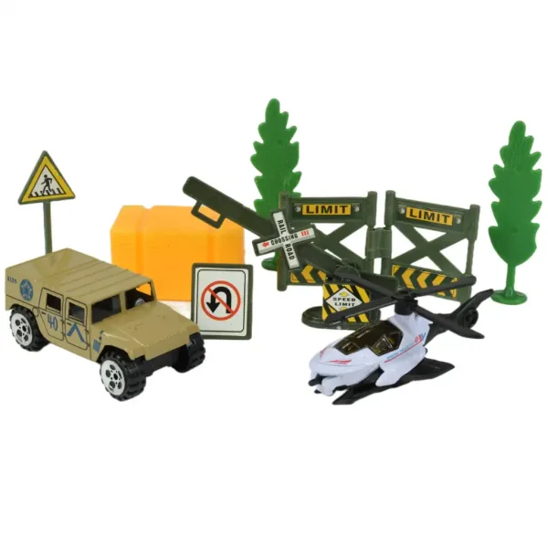 Super Army: Vojni set igračaka s vozilima i dodacima u različitim verzijama 1 komad slika 6