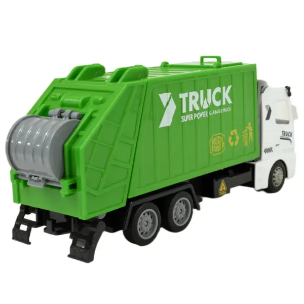 Super Truck: Frikcijski kamion za odvoz smeća s kontejnerom 20 cm slika 4