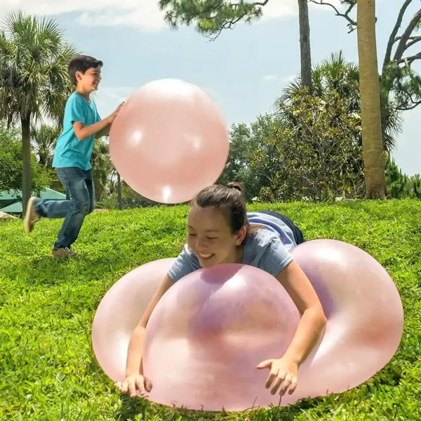Super Wubble mjehurić lopta crvene boje 75 cm slika 2