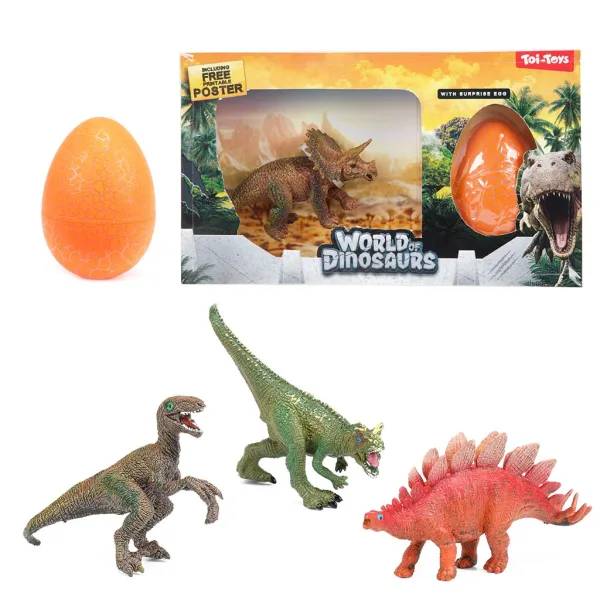 Svijet dinosaura: figura dinosaura s iznenađujućim jajetom slika 2