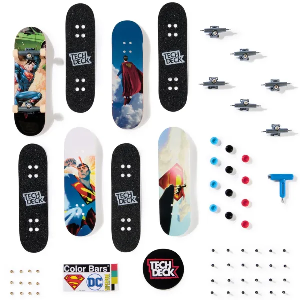 Tech Deck: Superman fingerboard, set od 4 komada - Spin Master slika 2