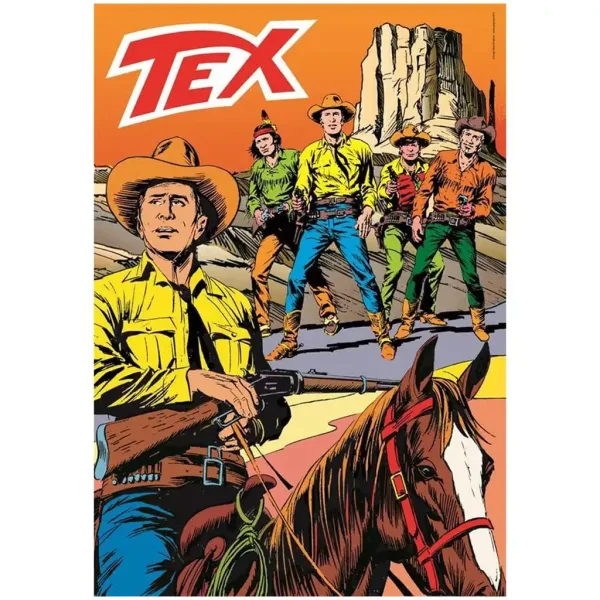 Tex 2 stripovski HQC puzzle od 1000 dijelova s posterom - Clementoni slika 2