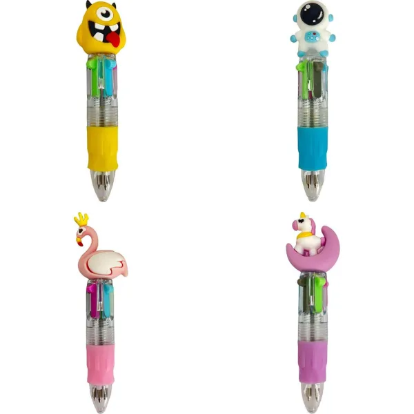 The Littlies: Mini kemijska olovka s 4 boje, razne vrste, 1 komad slika 2