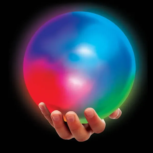 Tiny Wubble Brite svjetleća mjehurić lopta s promjenom boje LED svjetla 30 cm slika 2