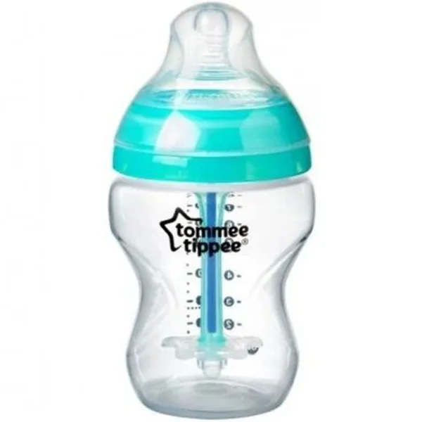 Tommee Tippee: Advanced ANTI-COLIC tirkizna bočica za hranjenje 260 ml (0 mjeseci+) slika 2
