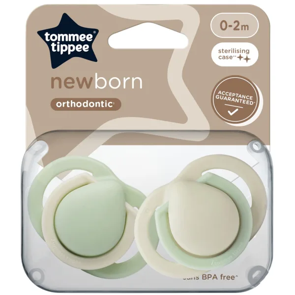 Tommee Tippee: Newborn novorođenačka duda, set od 2 komada, u više varijanti (0–2 mj.) slika 1