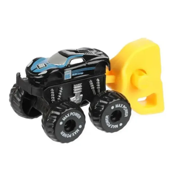 Turbo Racers Monster Truck iznenađenje autić s lansirnom rampom 1 komad slika 2