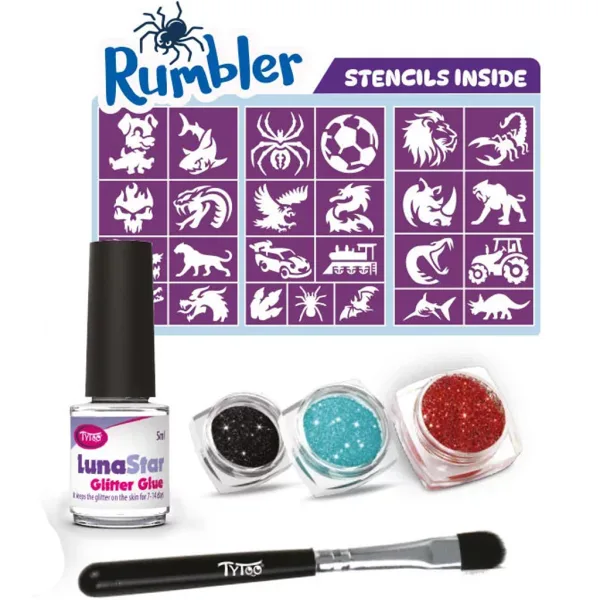 TyToo: Rumbler set za tetovaže sa šljokicama slika 2