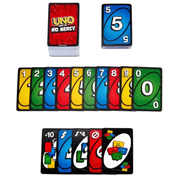 UNO Bez milosti kartaška igra - Mattel slika 3