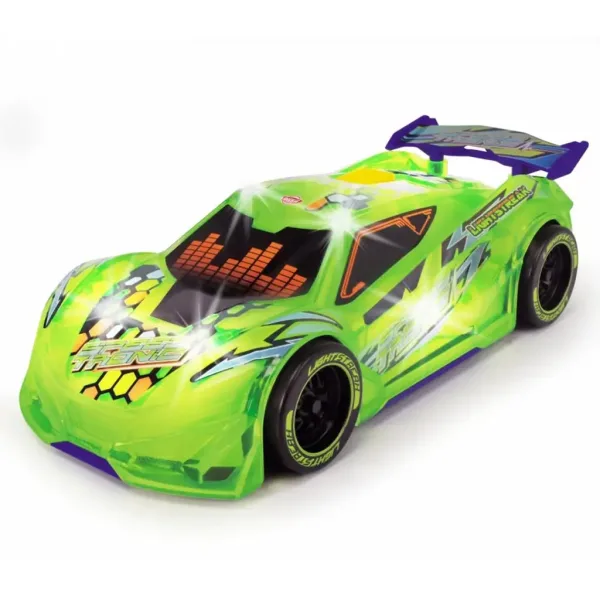 Ulice Beatz: Speed Tronic neon zelena automobila sa svjetlom i zvukom 20 cm - Dickie Toys slika 2