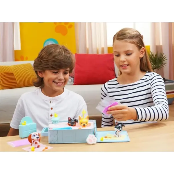 Washy Friends: Color Reveal kupanje 3 psića figura s jacuzzijem i dodacima slika 2