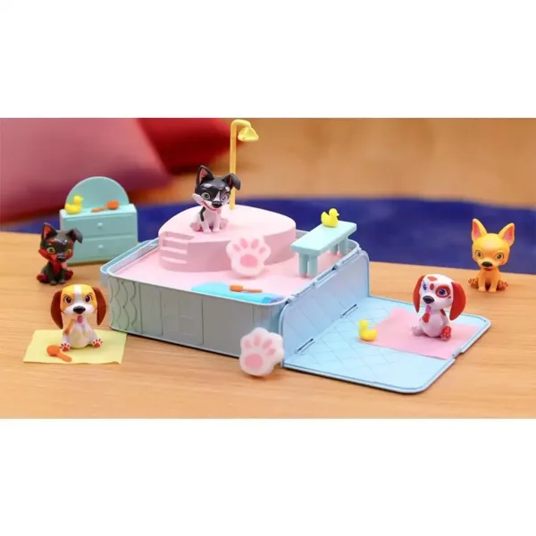 Washy Friends: Color Reveal kupanje 3 psića figura s jacuzzijem i dodacima slika 4