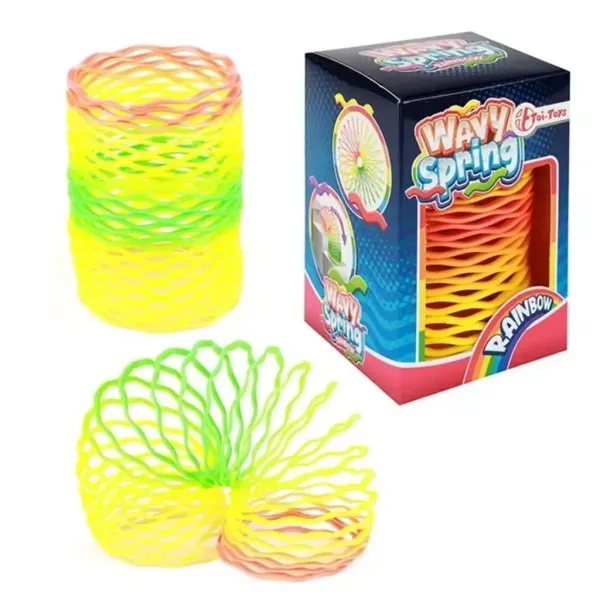 Wavy duga u duginim bojama slika 2