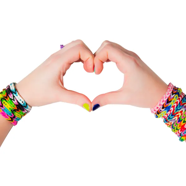WeCool: ILY DIY set za izradu narukvica od gumenih traka s perlicama slika 6
