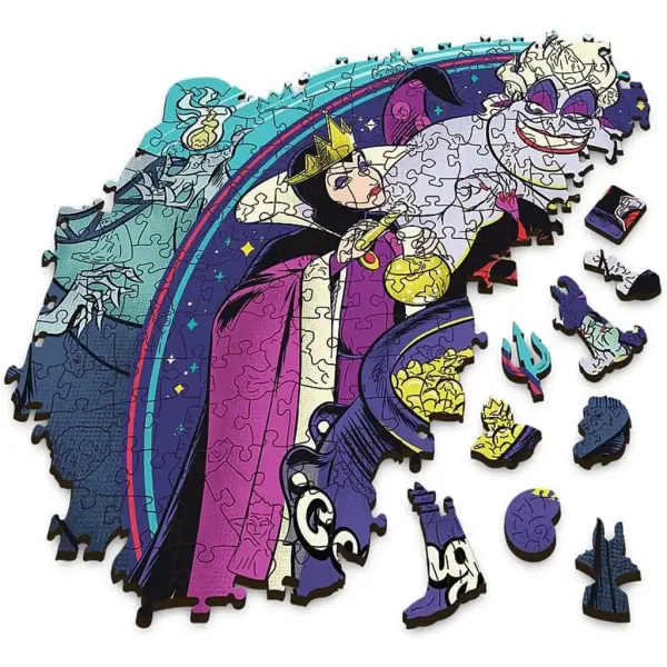 Wood Craft: Disney Zlikovci 500+5 komada premium drveni puzzle - Trefl slika 2