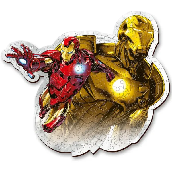 Wood Craft: Marvel Osvetnici - Iron Man 160 komada premium drvena slagalica - Trefl slika 2