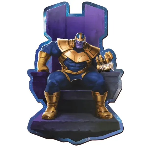 Wood Craft: Marvel Osvetnici - Thanos na prijestolju 160 komada premium drvena slagalica - Trefl slika 2