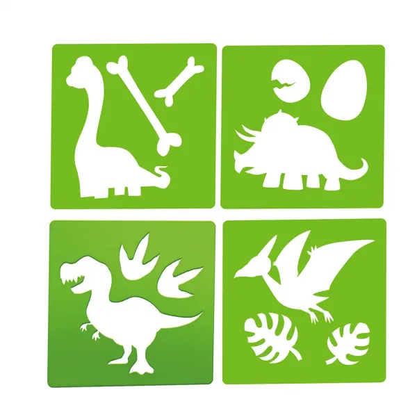 World of Dinosaur: Set asfalta s kredama s predloškom dinosaura slika 3