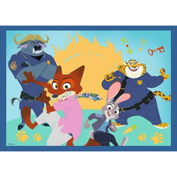 Zootropolis 2 - 4 u 1 slagalica od 35-48-54-70 dijelova - Trefl slika 4