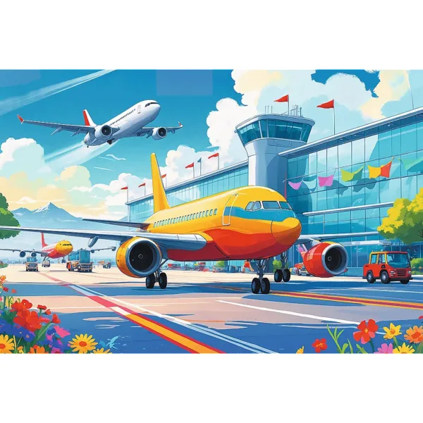 Zračna luka 100-dijelni puzzle - Trefl slika 2