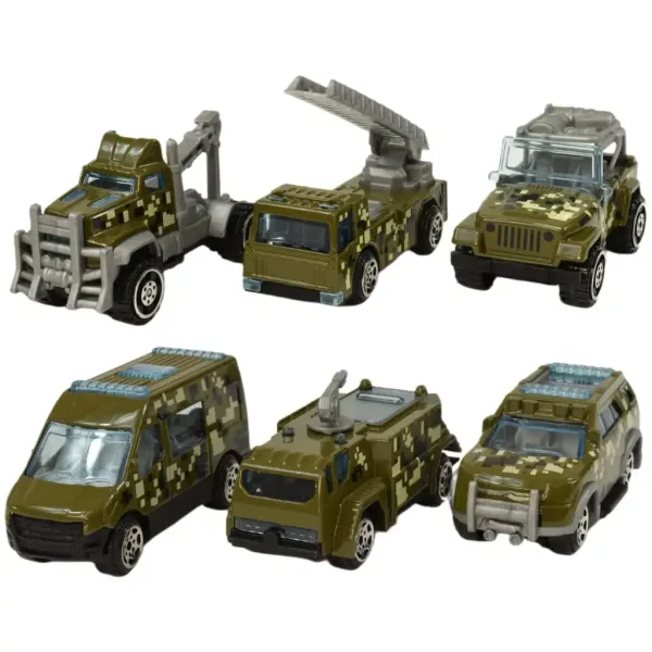 Army Die-Cast: Set od 6 vojnih malih automobila slika 2