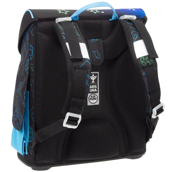 Ars Una: Champs kompaktna ergonomska školska torba s magnetskim zatvaračem, ruksak 33x41x24 cm slika 3