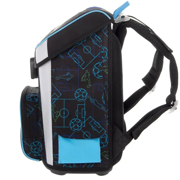 Ars Una: Champs kompaktna ergonomska školska torba s magnetskim zatvaračem, ruksak 33x41x24 cm slika 4