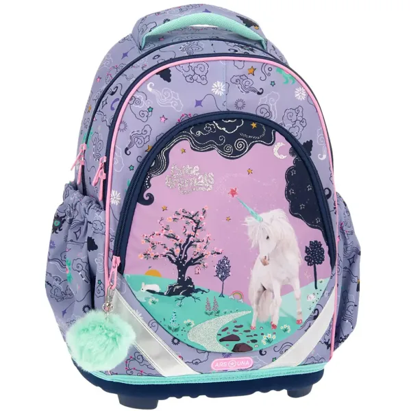 Ars Una: Cute Animals Unicorn anatomska školska torba, ruksak 33x43x22 cm slika 1