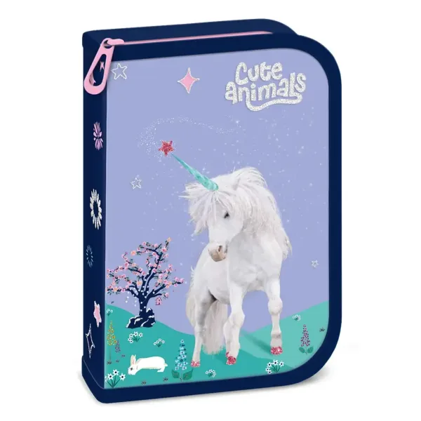Ars Una: Cute Animals Unicorn punjena pernica 12,8x19,3x3,6 cm slika 1