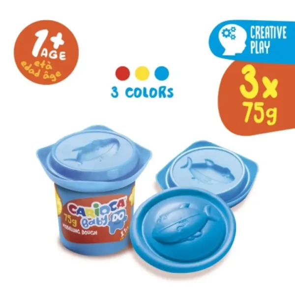 Baby Do plastelin u boji set od 8kom - Carioca slika 3