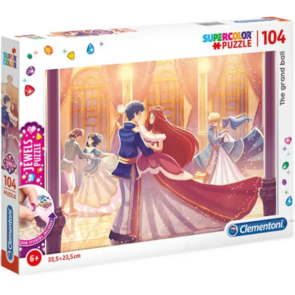 Bal Supercolor Jewels puzzle 104kom - Clementoni slika 1