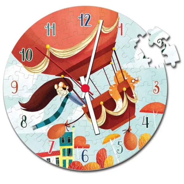 Baloni na vrući zrak sat puzzle 96kom - Clementoni slika 2