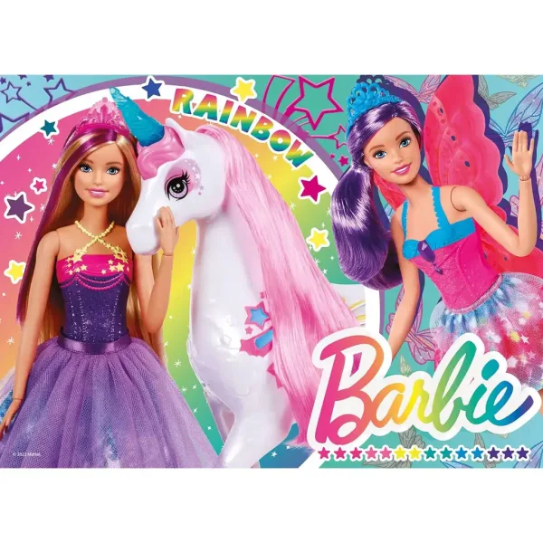 Barbie čarobni svijet 4x48-dijelni maxi podni puzzle 35x25 cm - Lisciani slika 2
