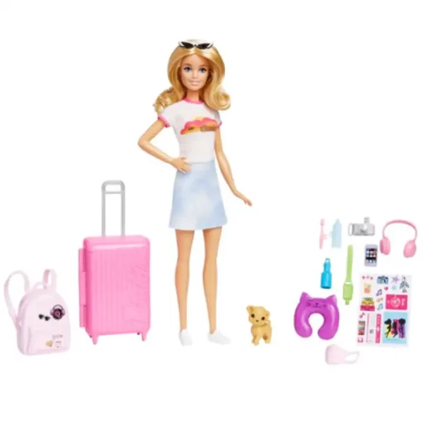 Barbie®: Dreamhouse Adventures Travel lutka Barbie s dodacima - Mattel slika 3