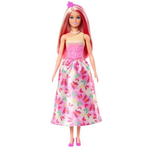 Barbie Dreamtopia: Princeza lutka u ružičastoj haljini s leptirima - Mattel slika 2