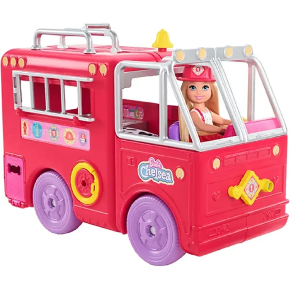 Barbie: Komplet igračaka vatrogasno vozilo Chelsea - Mattel slika 3